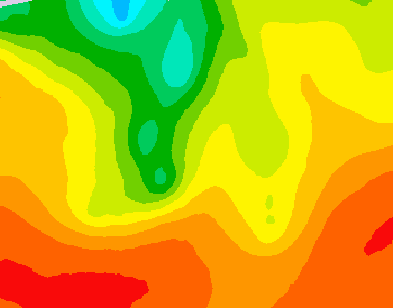 GDPS 500 millibar geopotential height 090 hour forecast chart for Canada based on 2026/07/30 1200Z data