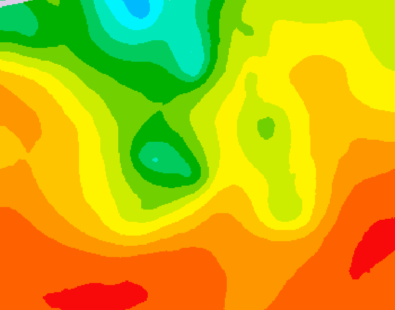 GDPS 500 millibar geopotential height 102 hour forecast chart for Canada based on 2026/07/30 1200Z data