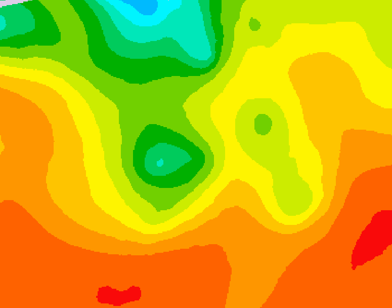 GDPS 500 millibar geopotential height 108 hour forecast chart for Canada based on 2026/07/30 1200Z data