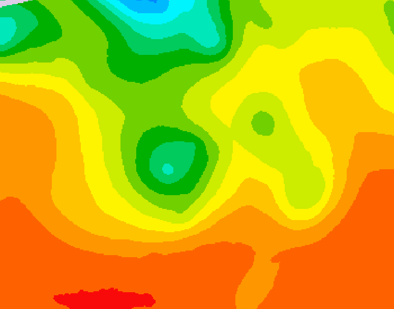 GDPS 500 millibar geopotential height 114 hour forecast chart for Canada based on 2026/07/30 1200Z data