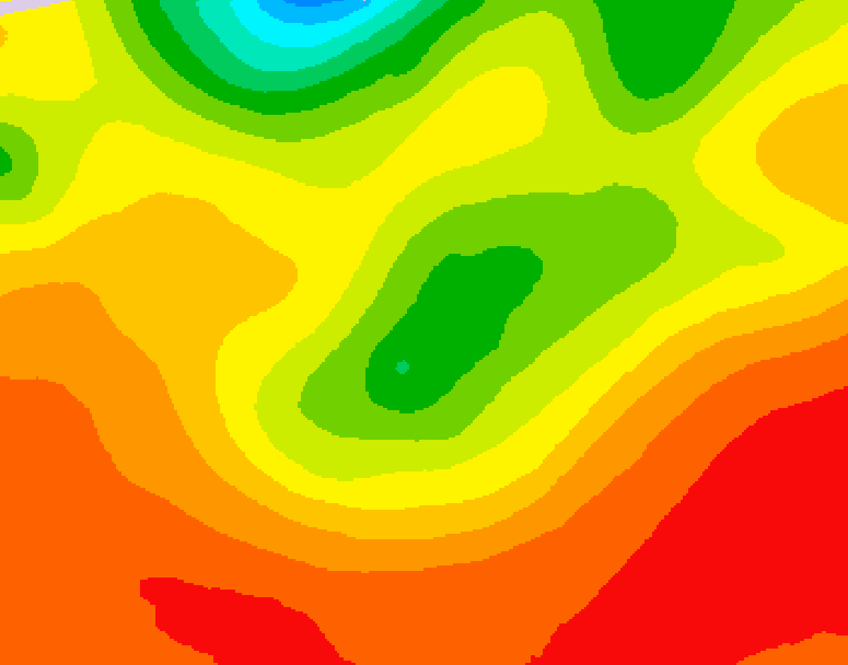 GDPS 500 millibar geopotential height 174 hour forecast chart for Canada based on 2026/07/30 1200Z data