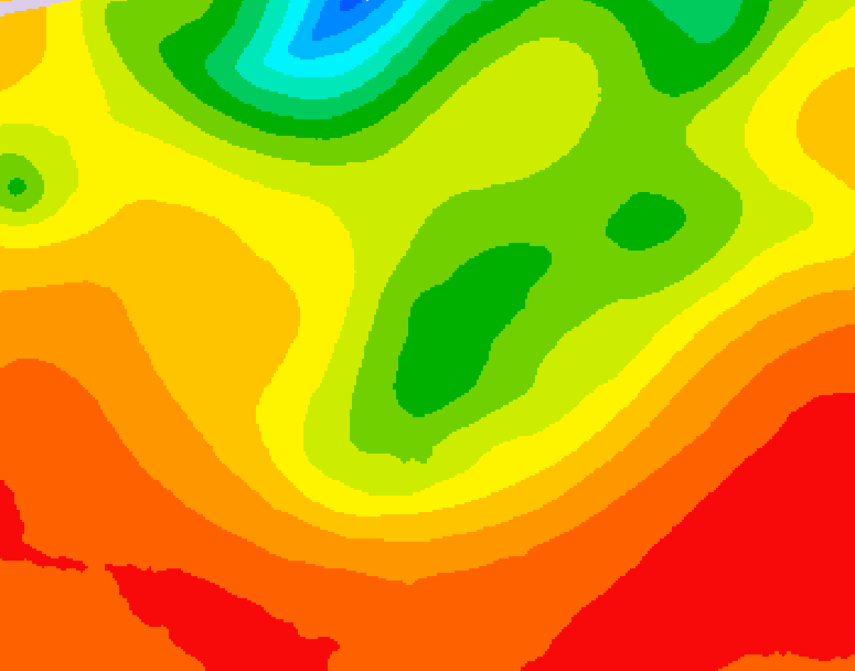 GDPS 500 millibar geopotential height 186 hour forecast chart for Canada based on 2026/07/30 1200Z data