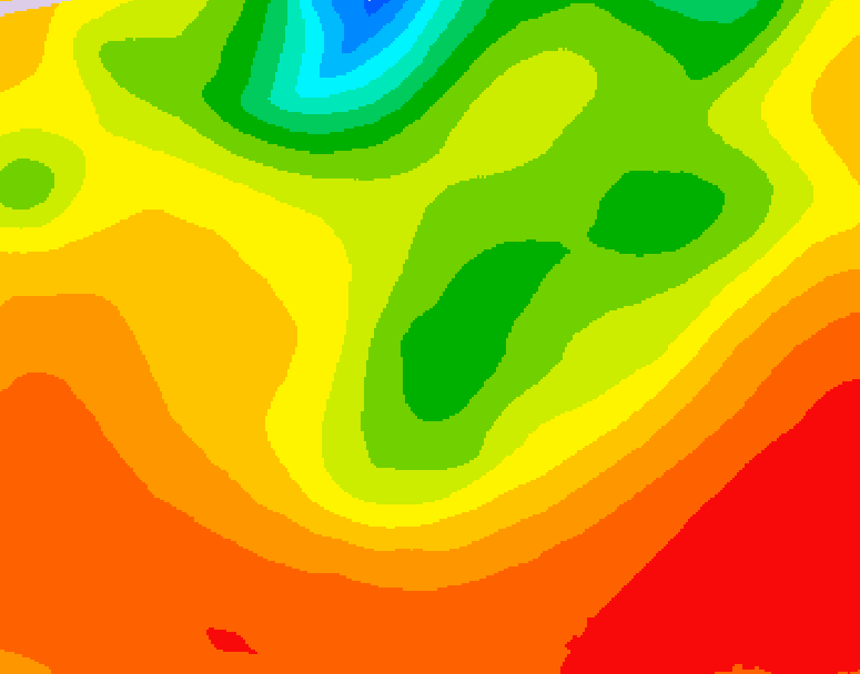 GDPS 500 millibar geopotential height 192 hour forecast chart for Canada based on 2026/07/30 1200Z data