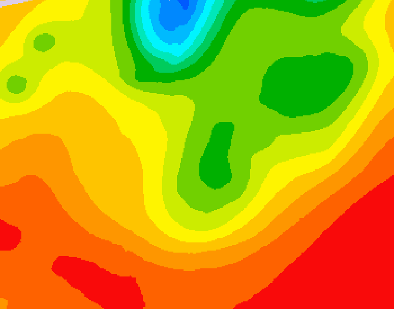 GDPS 500 millibar geopotential height 204 hour forecast chart for Canada based on 2026/07/30 1200Z data