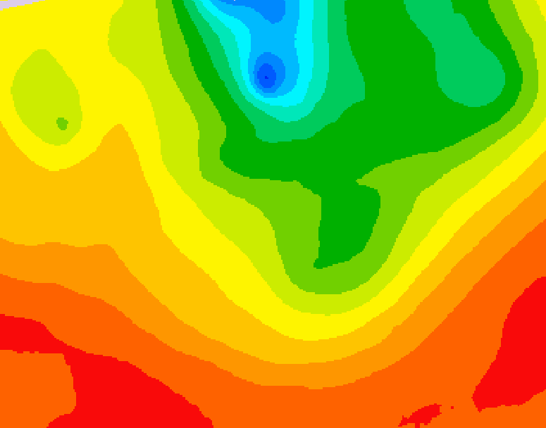 GDPS 500 millibar geopotential height 234 hour forecast chart for Canada based on 2026/07/30 1200Z data
