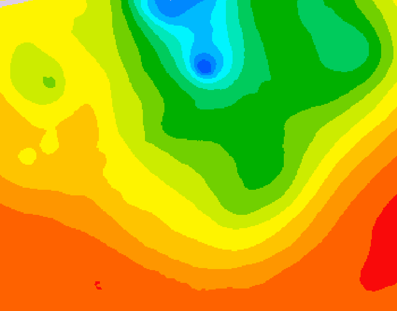 GDPS 500 millibar geopotential height 240 hour forecast chart for Canada based on 2026/07/30 1200Z data