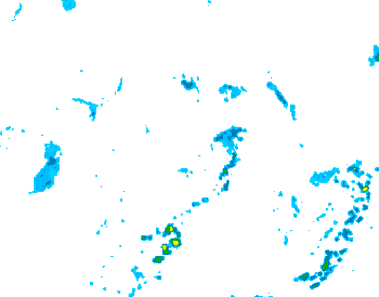 GDPS precipitation 012 hour forecast chart for Canada based on 2026/07/30 1200Z data