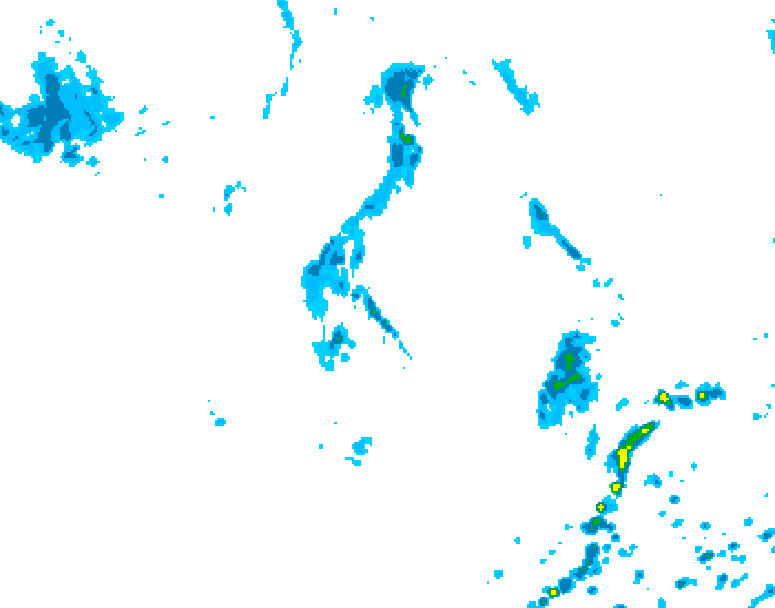 GDPS precipitation 096 hour forecast chart for Canada based on 2026/07/30 1200Z data