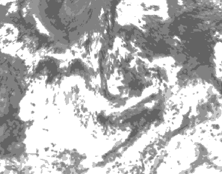 GDPS total cloud 216 hour forecast chart for Canada based on 2026/07/30 0000Z data
