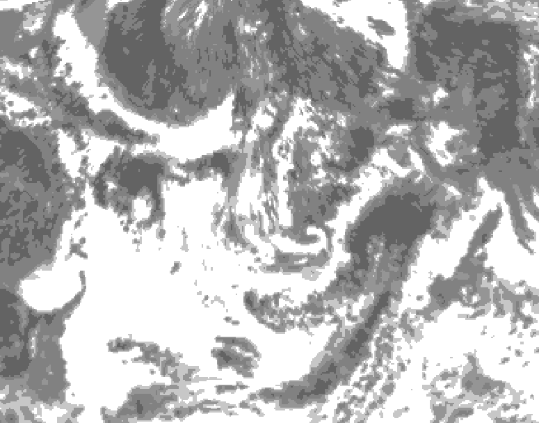 GDPS total cloud 234 hour forecast chart for Canada based on 2026/07/30 0000Z data