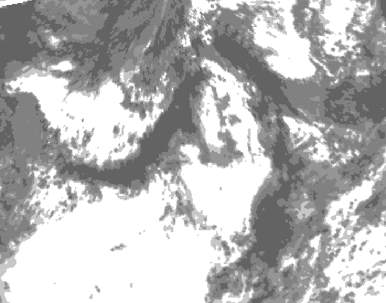 GDPS total cloud 078 hour forecast chart for Canada based on 2026/07/30 1200Z data