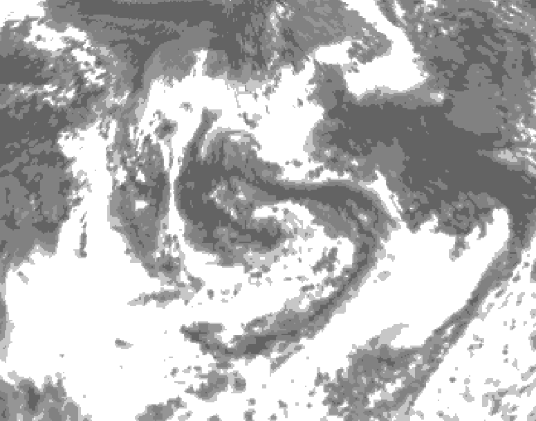 GDPS total cloud 138 hour forecast chart for Canada based on 2026/07/30 1200Z data