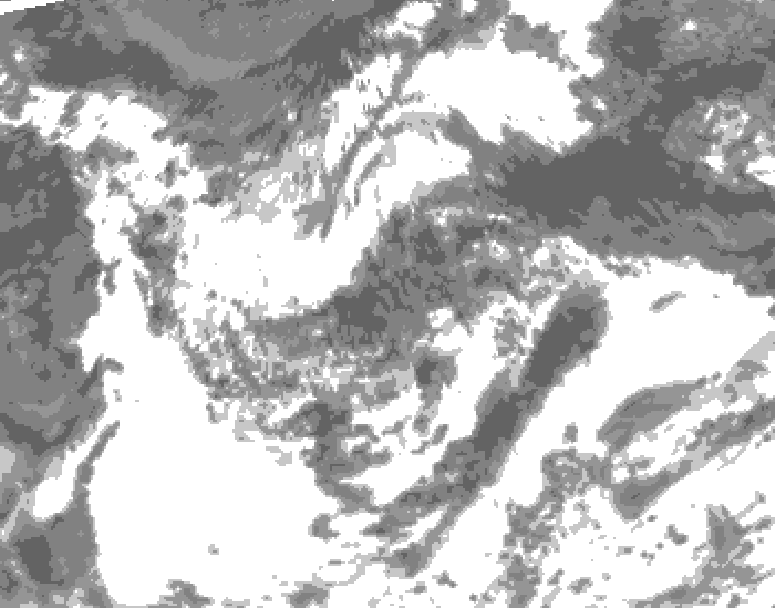 GDPS total cloud 174 hour forecast chart for Canada based on 2026/07/30 1200Z data