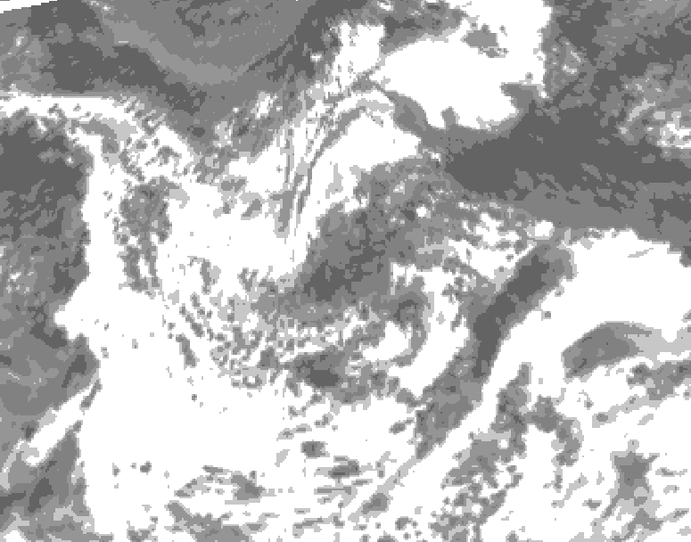 GDPS total cloud 180 hour forecast chart for Canada based on 2026/07/30 1200Z data