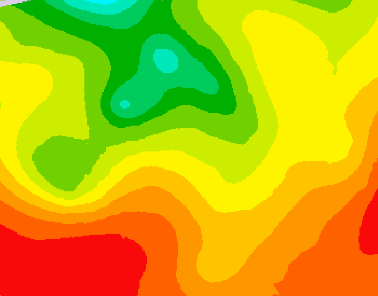 GDPS 500 millibar geopotential height 048 hour forecast chart for Canada based on 2026/07/31 0000Z data
