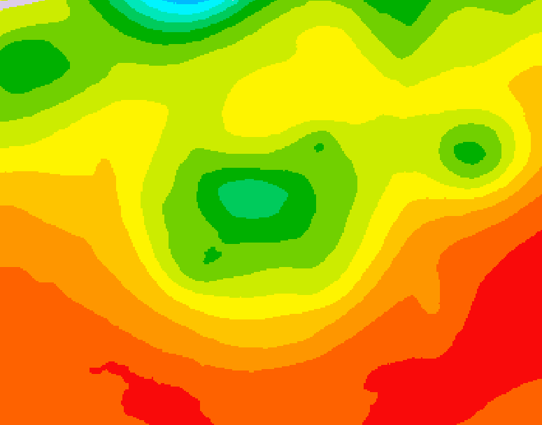 GDPS 500 millibar geopotential height 144 hour forecast chart for Canada based on 2026/07/31 0000Z data