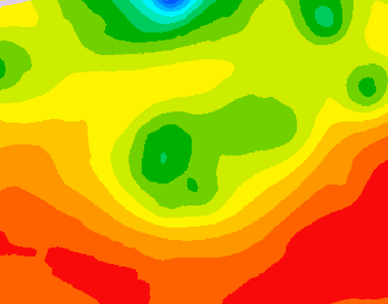 GDPS 500 millibar geopotential height 168 hour forecast chart for Canada based on 2026/07/31 0000Z data