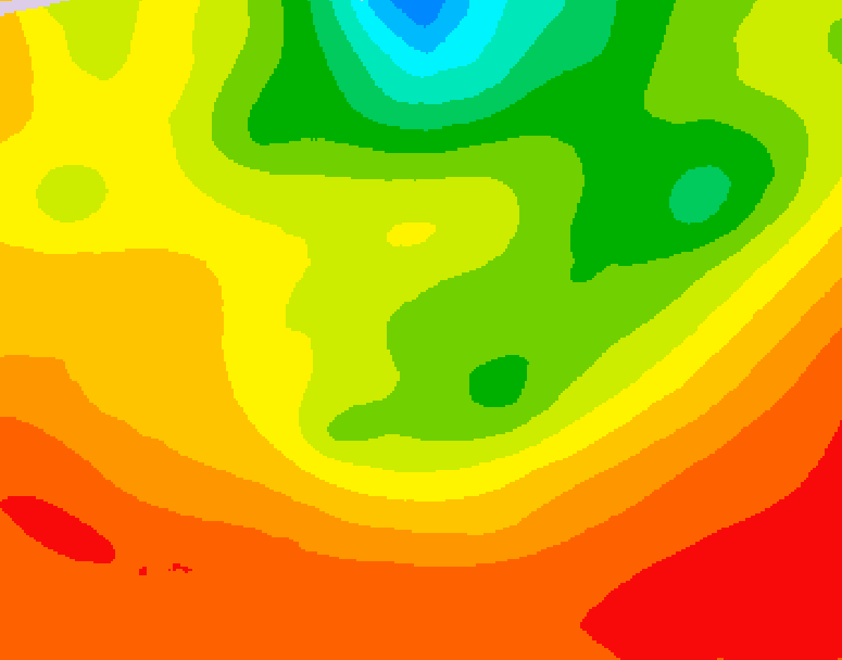 GDPS 500 millibar geopotential height 216 hour forecast chart for Canada based on 2026/07/31 0000Z data