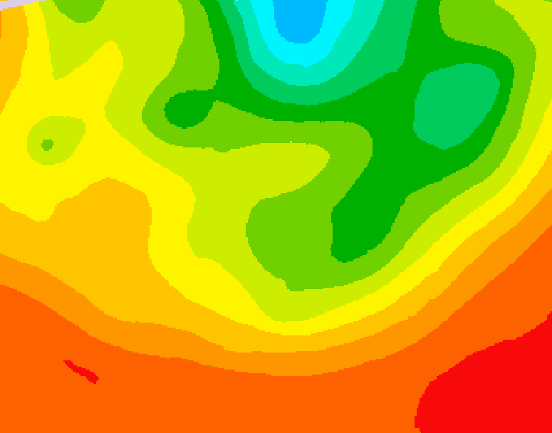 GDPS 500 millibar geopotential height 234 hour forecast chart for Canada based on 2026/07/31 0000Z data