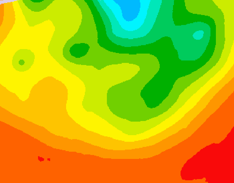 GDPS 500 millibar geopotential height 240 hour forecast chart for Canada based on 2026/07/31 0000Z data