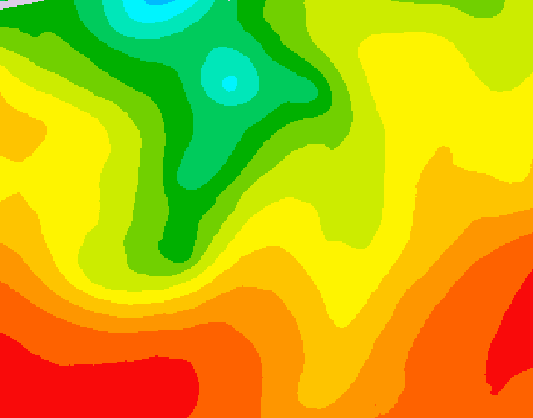 GDPS 500 millibar geopotential height 054 hour forecast chart for Canada based on 2026/07/31 1200Z data