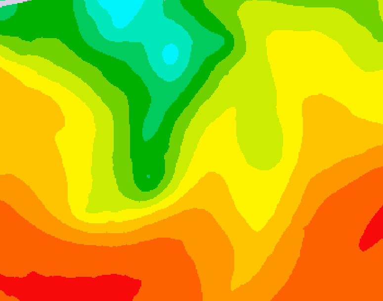GDPS 500 millibar geopotential height 066 hour forecast chart for Canada based on 2026/07/31 1200Z data