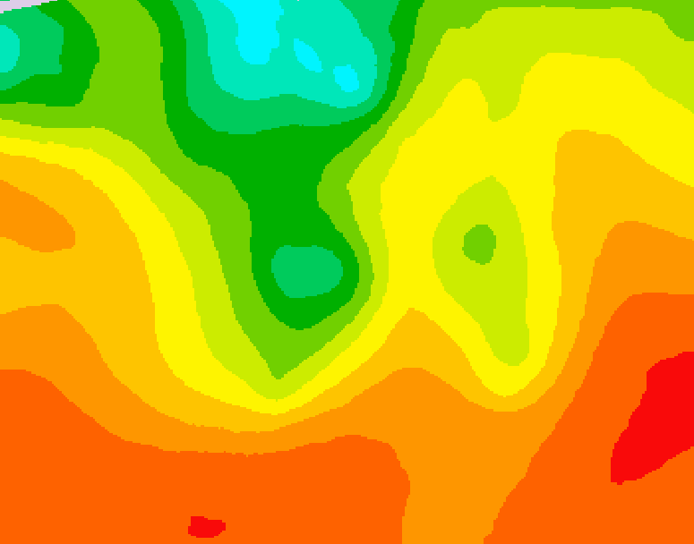 GDPS 500 millibar geopotential height 084 hour forecast chart for Canada based on 2026/07/31 1200Z data