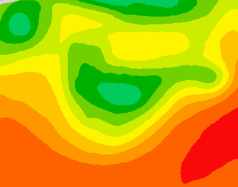 GDPS 500 millibar geopotential height 120 hour forecast chart for Canada based on 2026/07/31 1200Z data