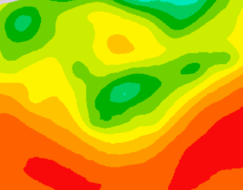 GDPS 500 millibar geopotential height 138 hour forecast chart for Canada based on 2026/07/31 1200Z data