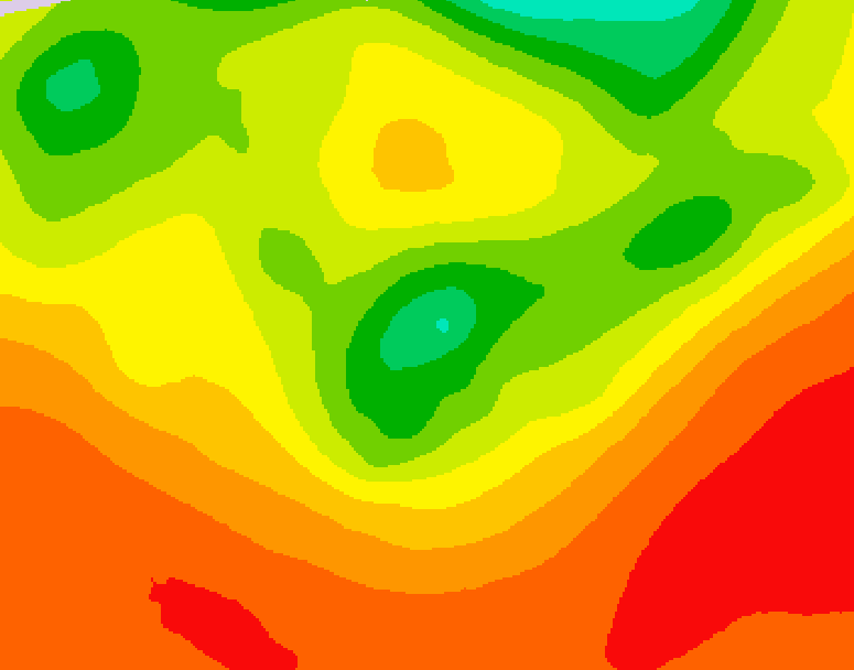 GDPS 500 millibar geopotential height 144 hour forecast chart for Canada based on 2026/07/31 1200Z data