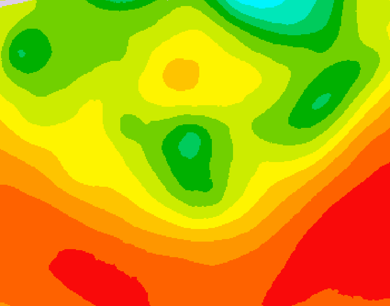 GDPS 500 millibar geopotential height 156 hour forecast chart for Canada based on 2026/07/31 1200Z data