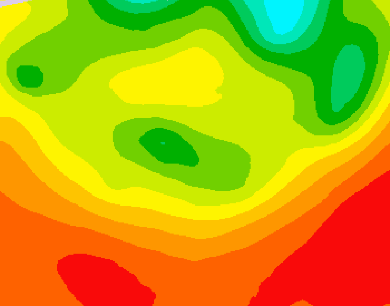 GDPS 500 millibar geopotential height 174 hour forecast chart for Canada based on 2026/07/31 1200Z data