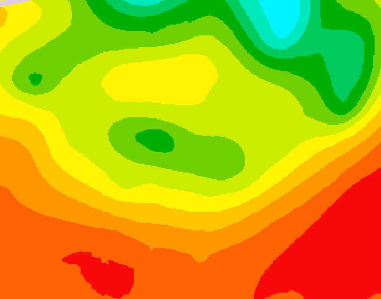 GDPS 500 millibar geopotential height 180 hour forecast chart for Canada based on 2026/07/31 1200Z data