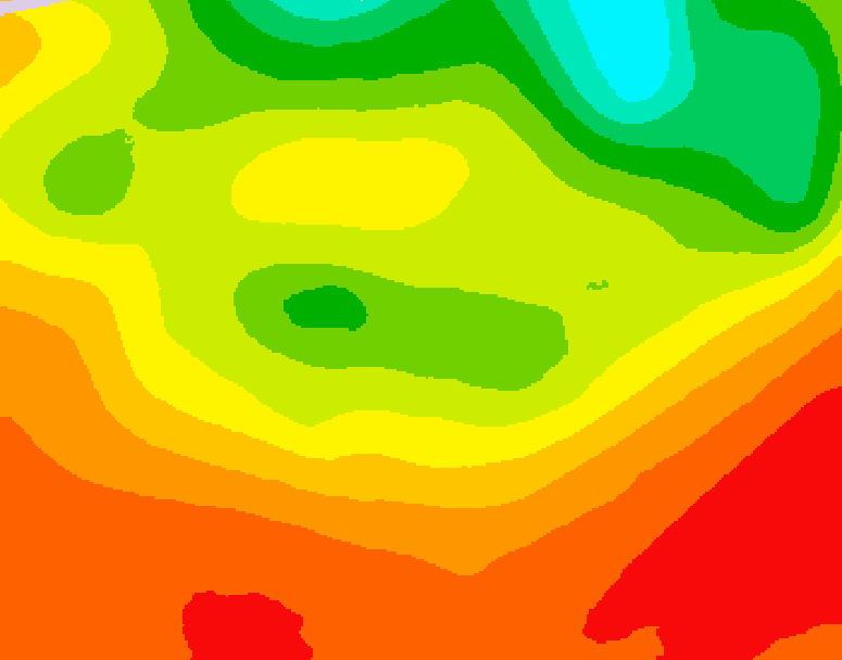 GDPS 500 millibar geopotential height 186 hour forecast chart for Canada based on 2026/07/31 1200Z data