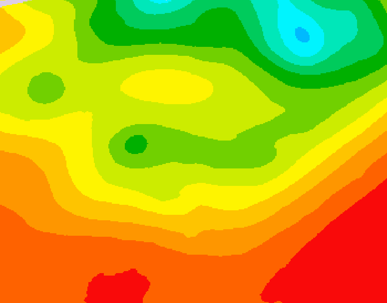 GDPS 500 millibar geopotential height 198 hour forecast chart for Canada based on 2026/07/31 1200Z data