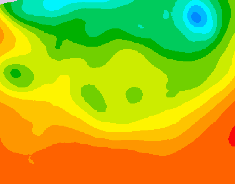 GDPS 500 millibar geopotential height 234 hour forecast chart for Canada based on 2026/07/31 1200Z data