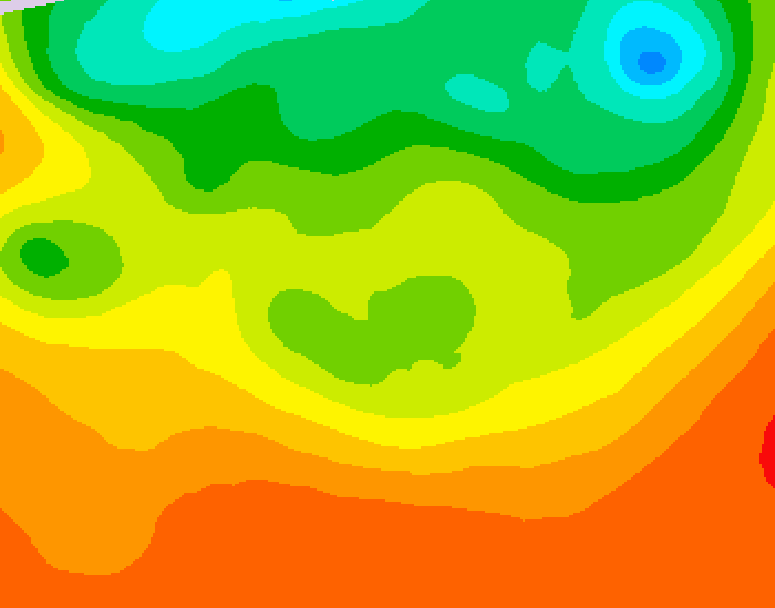 GDPS 500 millibar geopotential height 240 hour forecast chart for Canada based on 2026/07/31 1200Z data