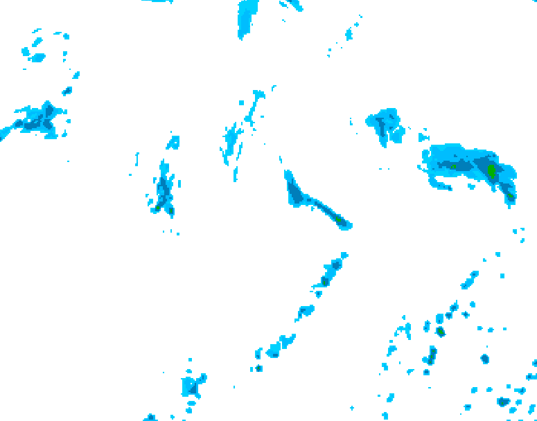 GDPS precipitation 120 hour forecast chart for Canada based on 2026/07/31 0000Z data