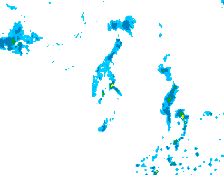 GDPS precipitation 078 hour forecast chart for Canada based on 2026/07/31 1200Z data