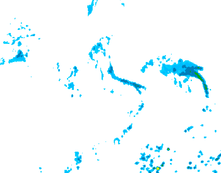 GDPS precipitation 108 hour forecast chart for Canada based on 2026/07/31 1200Z data