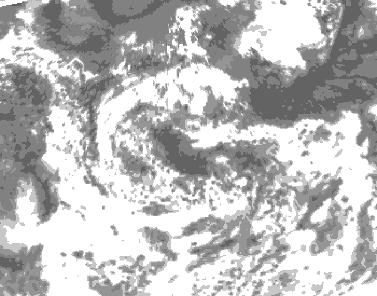 GDPS total cloud 192 hour forecast chart for Canada based on 2026/07/31 0000Z data