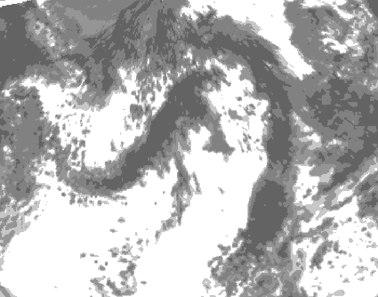 GDPS total cloud 060 hour forecast chart for Canada based on 2026/07/31 1200Z data