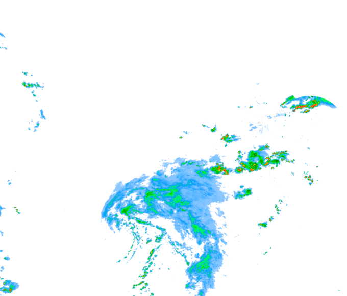 Weather radar data valid at 2026/07/31 21:24 UTC