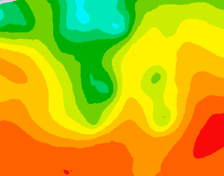 GDPS 500 millibar geopotential height 072 hour forecast chart for Canada based on 2026/08/01 0000Z data