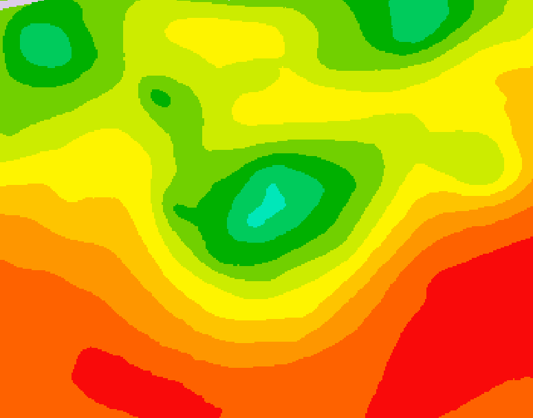 GDPS 500 millibar geopotential height 120 hour forecast chart for Canada based on 2026/08/01 0000Z data