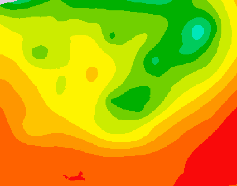 GDPS 500 millibar geopotential height 192 hour forecast chart for Canada based on 2026/08/01 0000Z data