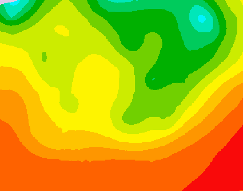 GDPS 500 millibar geopotential height 216 hour forecast chart for Canada based on 2026/08/01 0000Z data