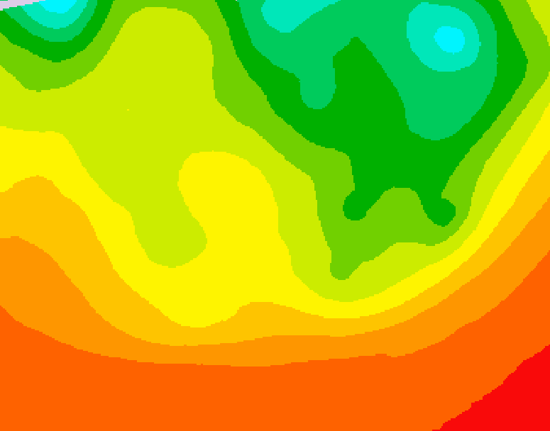 GDPS 500 millibar geopotential height 234 hour forecast chart for Canada based on 2026/08/01 0000Z data