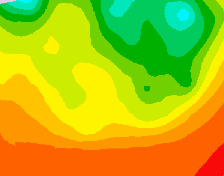 GDPS 500 millibar geopotential height 240 hour forecast chart for Canada based on 2026/08/01 0000Z data