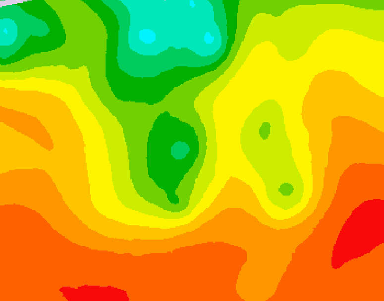 GDPS 500 millibar geopotential height 066 hour forecast chart for Canada based on 2026/08/01 1200Z data